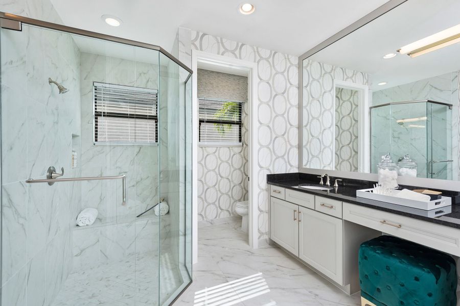 Representative furnished interior of a home built from the Tribeca by GL Homes in Valencia Parc at Riverland, Port St. Lucie (Image 17).