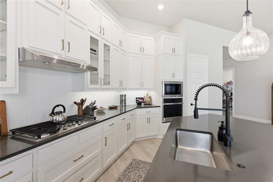 Furnished interior view inside a new home in Pecan Square – Classics, Northlake (Image 9).