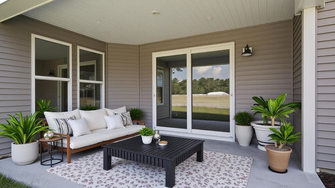 Representative furnished interior of a home built from the The Oceanside by Chesapeake Homes in Bridgewater - Shorehaven Village, Little River (Image 6).