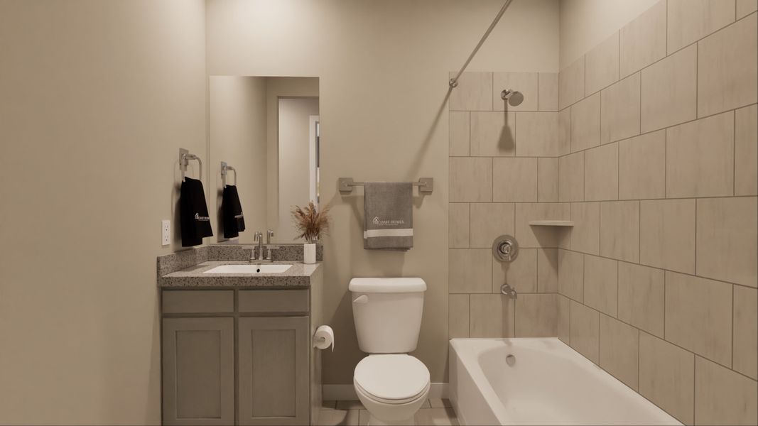 Representative furnished interior of a home built from the Shiner by Tricoast Homes in Sunterra 40, Katy (Image 6). Representative furnished interior of a home built from the Shiner by Tricoast Homes in Sunterra 40, Katy (Image 6).