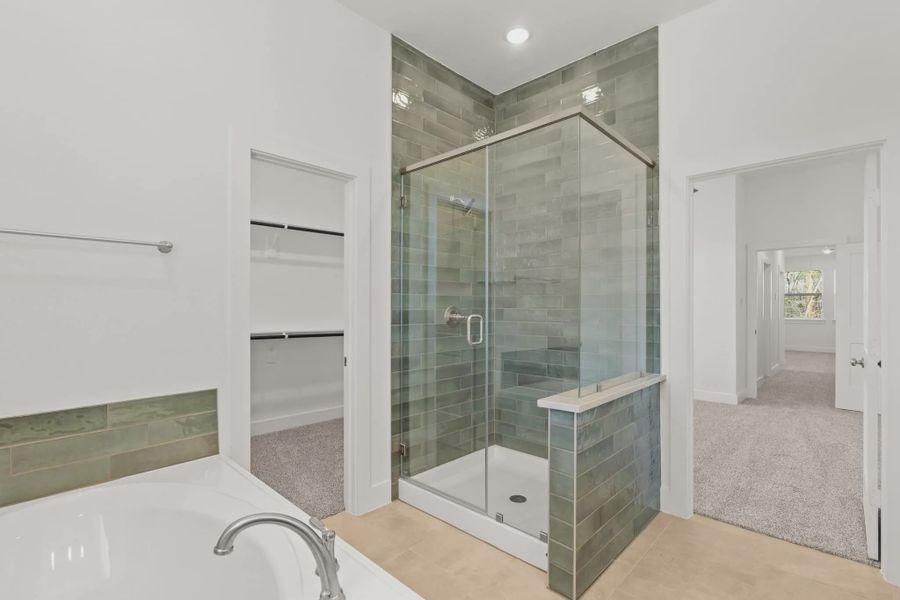 Representative furnished interior of a home built from the Cheverny by Chesmar Homes in Santa Rita Ranch, Liberty Hill (Image 5).