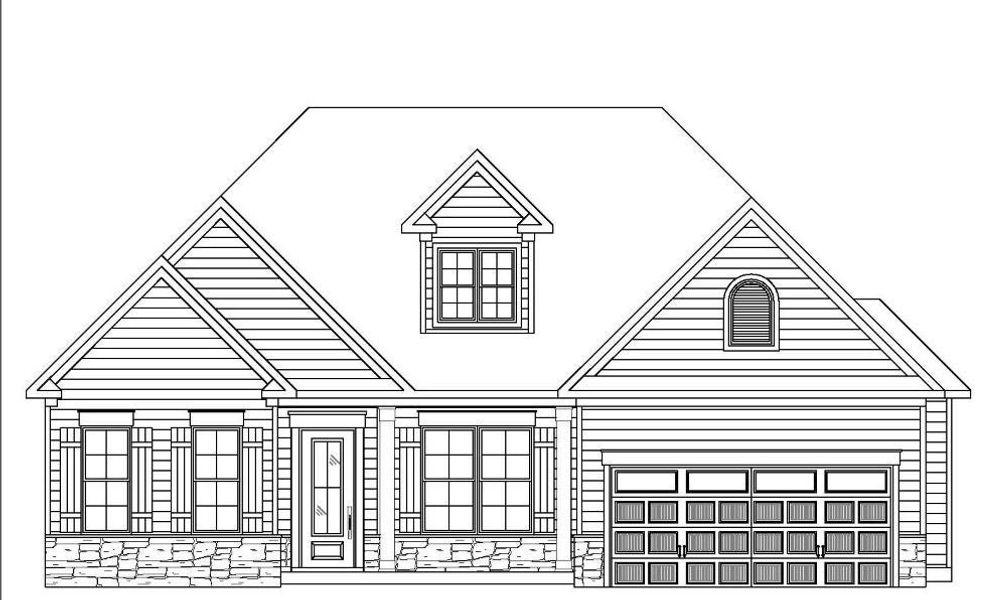 Exterior rendering of this home design in Brighton Park, Mount Pleasant, NC (Image 4).