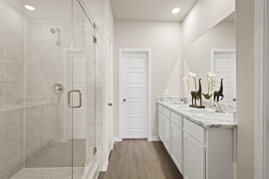 Furnished interior view inside a new home in Rocky Creek Crossing, Fort Worth (Image 29).