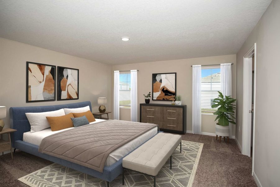 Furnished interior view inside a new home in Lawson Dunes, Haines City (Image 5). Furnished interior view inside a new home in Lawson Dunes, Haines City (Image 5).