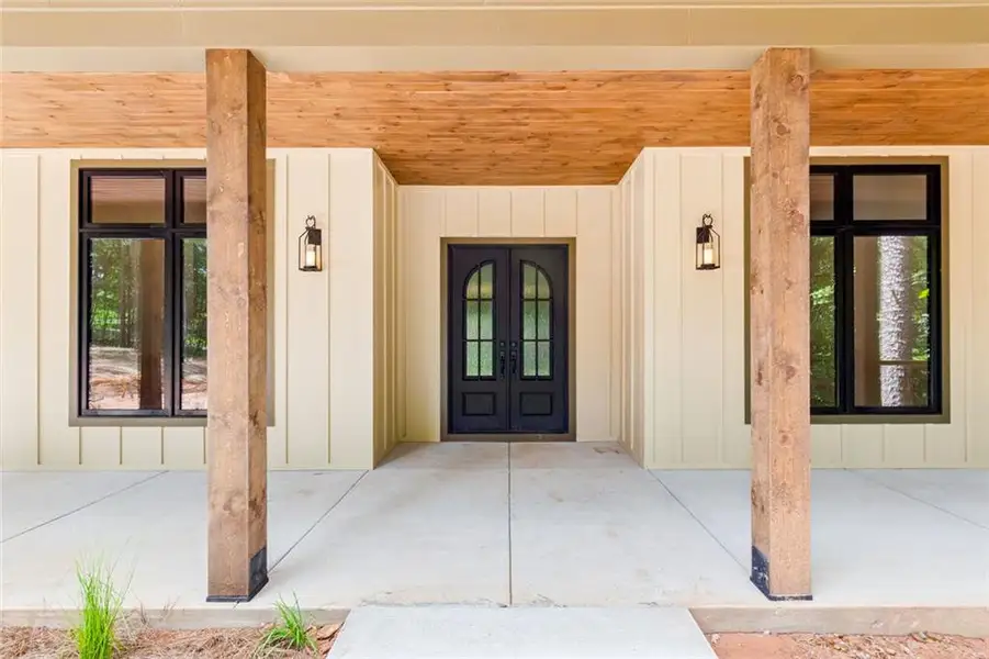 Exterior details and patio area of a home in , Dawsonville (Image 3). Exterior details and patio area of a home in , Dawsonville (Image 3).