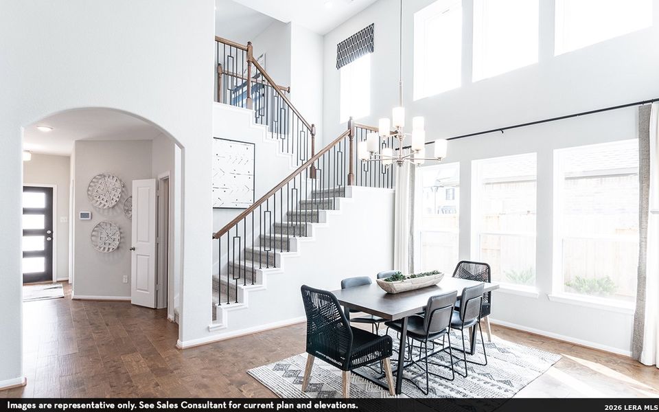 Furnished interior view inside a new home in Hickory Ridge, Elmendorf (Image 12).