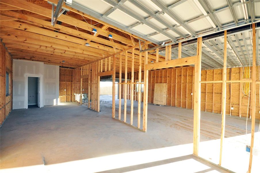 In-progress construction of a new home in Pedregal, League City, TX (Image 36).