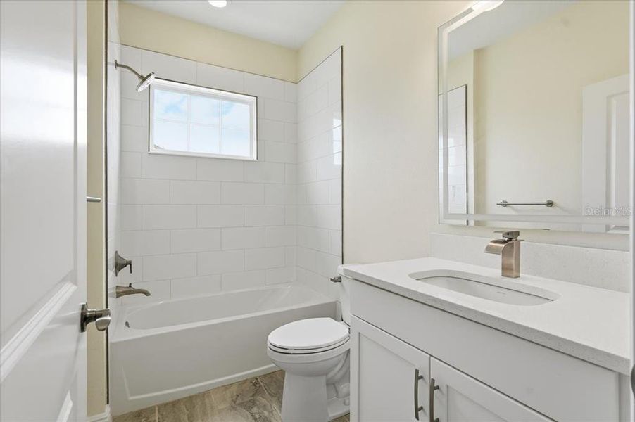 Furnished interior view inside a new home in , San Antonio (Image 36).