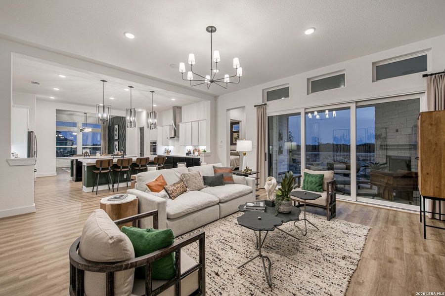 Furnished interior view inside a new home in Mesa Western, Cibolo (Image 24).