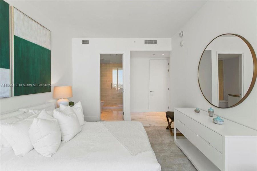 Furnished interior view inside a new home in , Miami (Image 30).