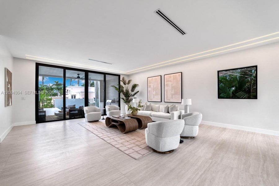 Furnished interior view inside a new home in , Hollywood (Image 6).