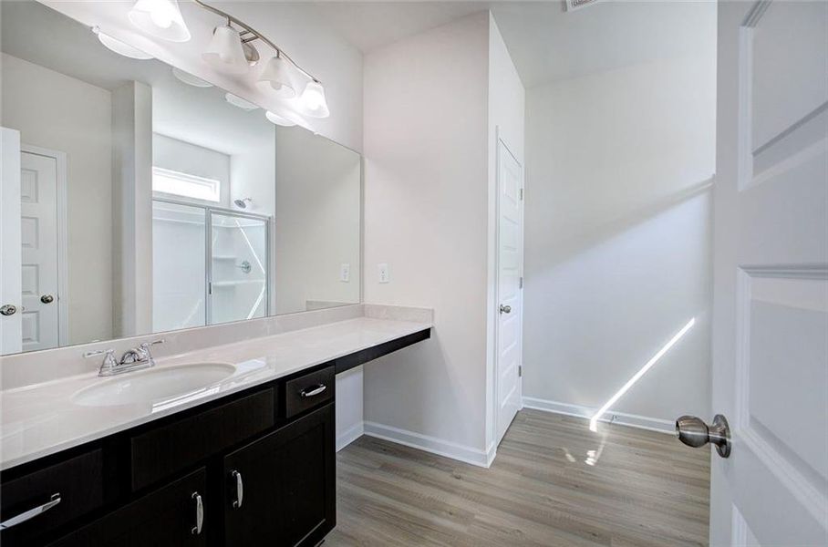 Furnished interior view inside a new home in , Cartersville (Image 11).