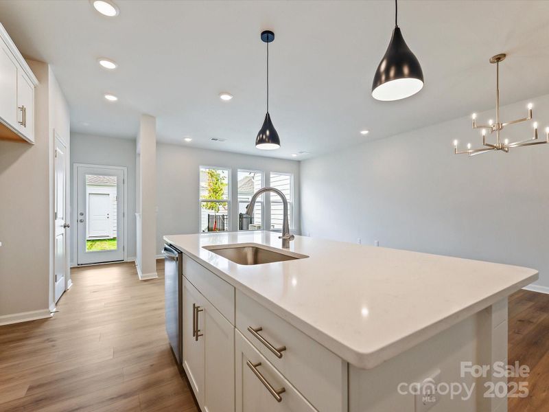 Furnished interior view inside a new home in North Creek Village - Townhomes, Huntersville (Image 6). Furnished interior view inside a new home in North Creek Village - Townhomes, Huntersville (Image 6).