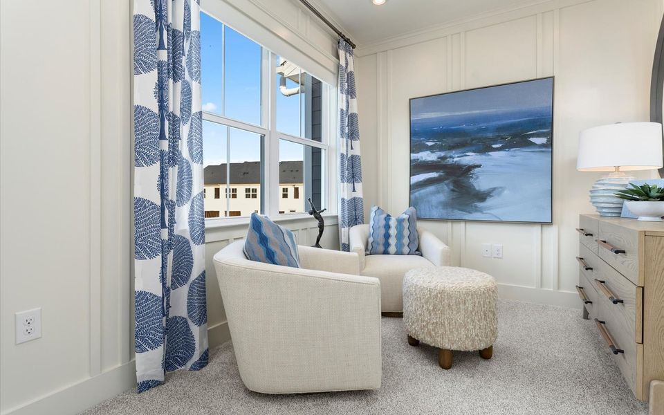 Furnished interior view inside a new home in Wendell Falls, Wendell (Image 13).