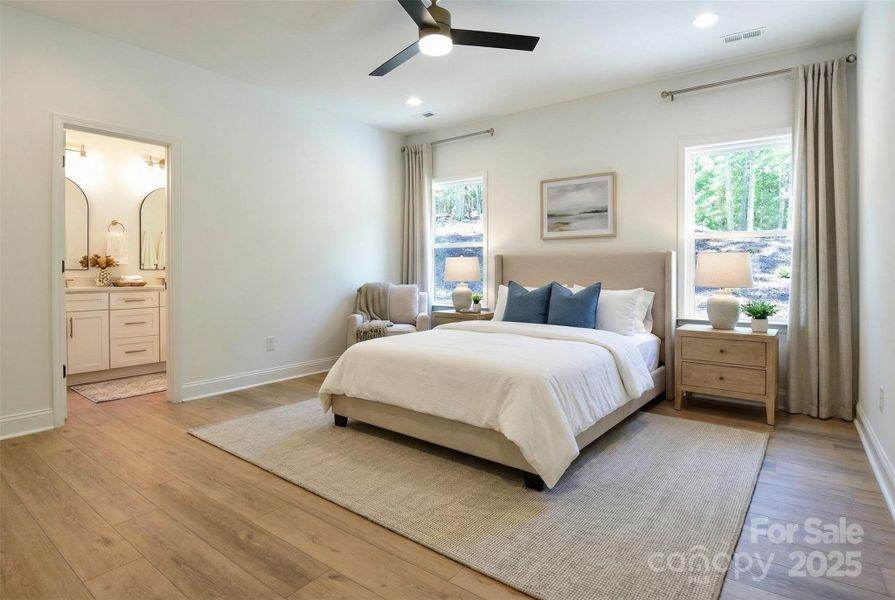 Furnished interior view inside a new home in , Salisbury (Image 9).