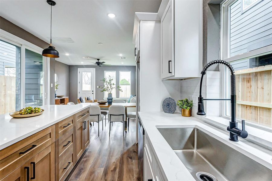 Furnished interior view inside a new home in , Houston (Image 15).
