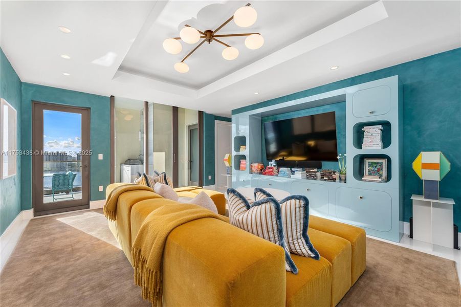 Furnished interior view inside a new home in , Sunny Isles Beach (Image 3). Furnished interior view inside a new home in , Sunny Isles Beach (Image 3).