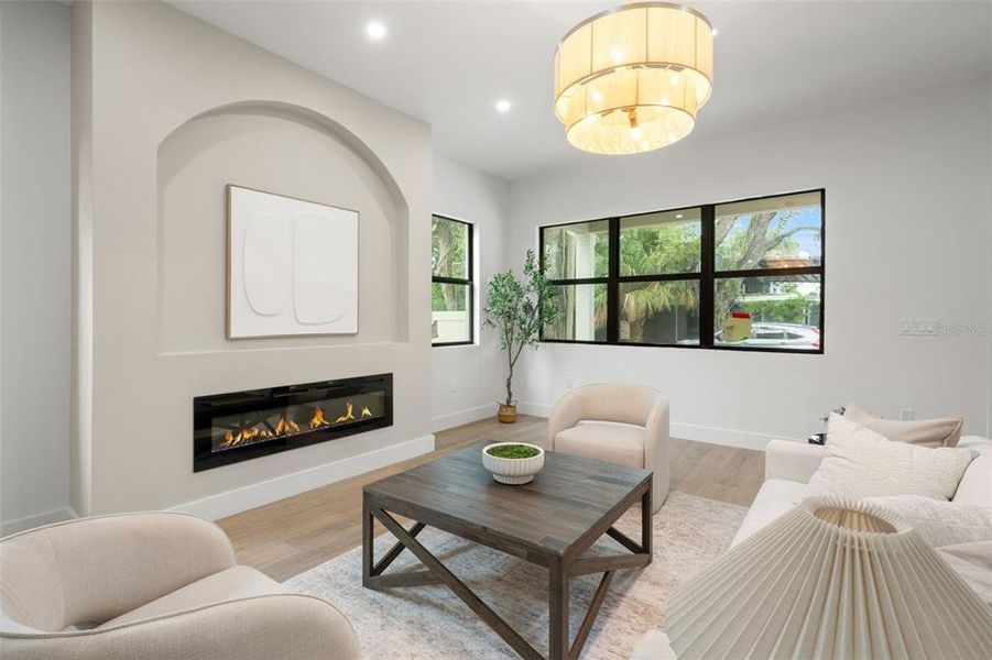 Furnished interior view inside a new home in , Tampa (Image 5).