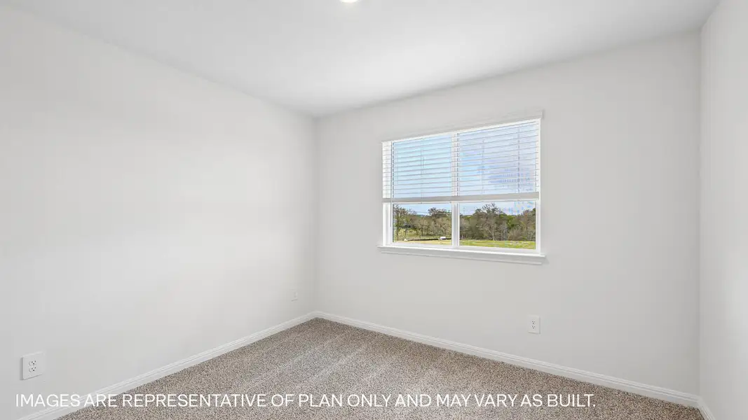 Representative unfurnished interior of a home built from the The Kemah by D.R. Horton in Revelry, Del Valle (Image 30).