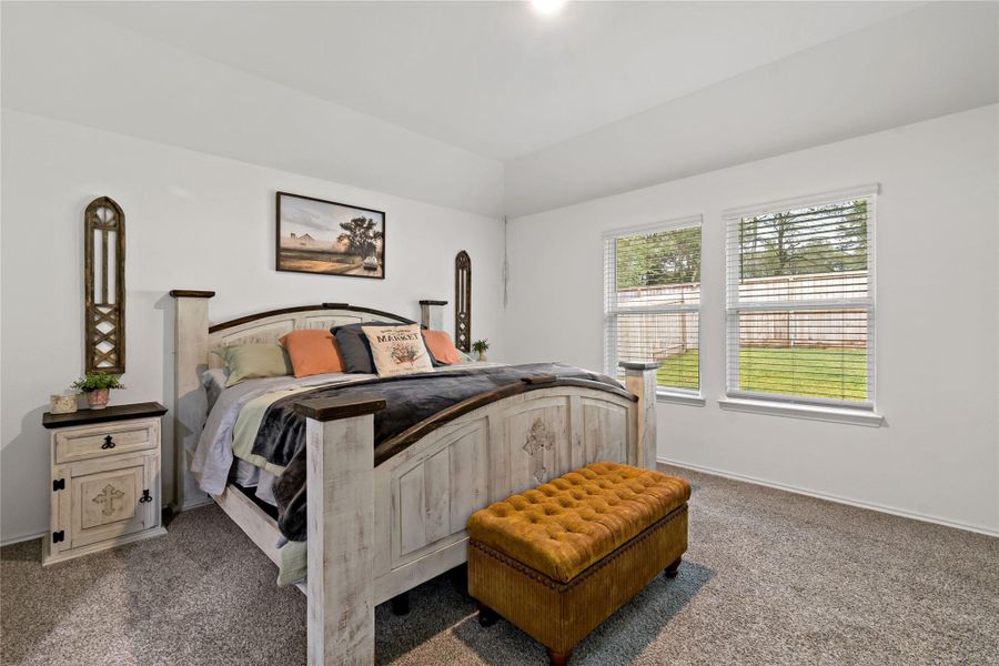 Furnished interior view inside a new home in Harrington Trails at The Canopies, New Caney (Image 22). Furnished interior view inside a new home in Harrington Trails at The Canopies, New Caney (Image 22).