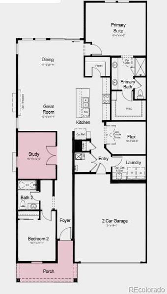 Additional Highlights Include: Study in place of bedroom 3.