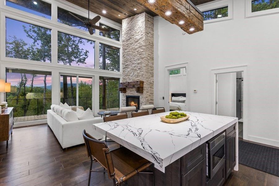 Furnished interior view inside a new home in , Mineral Bluff (Image 33).