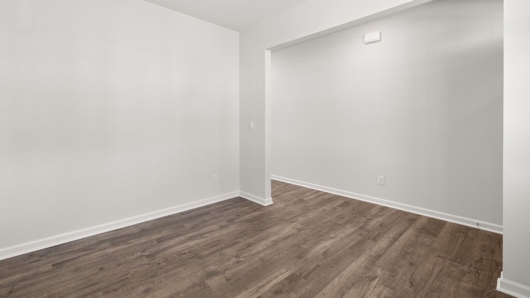 Representative unfurnished interior of a home built from the Belhaven by D.R. Horton in Oaks at Cedar Grove, Fairburn (Image 14).