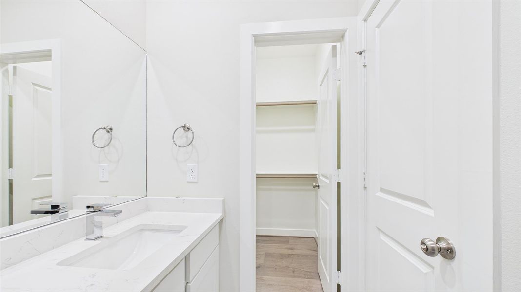 Furnished interior view inside a new home in White Oak Station, Houston (Image 9). Furnished interior view inside a new home in White Oak Station, Houston (Image 9).