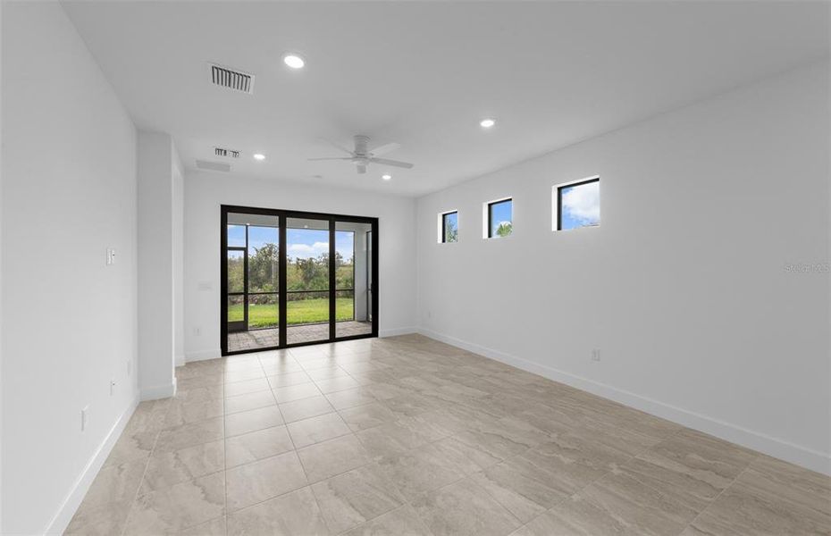 Spacious, unfurnished interior of a new home in Del Webb Catalina, Lakewood Ranch (Image 12). Spacious, unfurnished interior of a new home in Del Webb Catalina, Lakewood Ranch (Image 12).