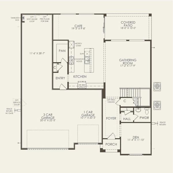 2D floor plan layout for the Novara by Pulte Homes in Upper Canyon, Phoenix, AZ (Image 4). 2D floor plan layout for the Novara by Pulte Homes in Upper Canyon, Phoenix, AZ (Image 4).