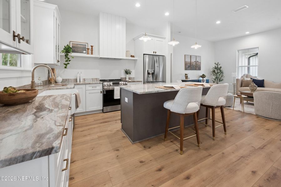 Furnished interior view inside a new home in , Starke (Image 11).