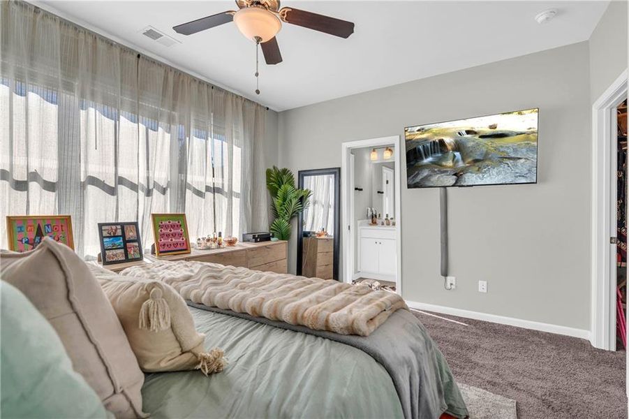 Furnished interior view inside a new home in , Atlanta (Image 6). Furnished interior view inside a new home in , Atlanta (Image 6).