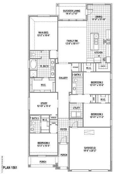 Plan 1561 1st Floor