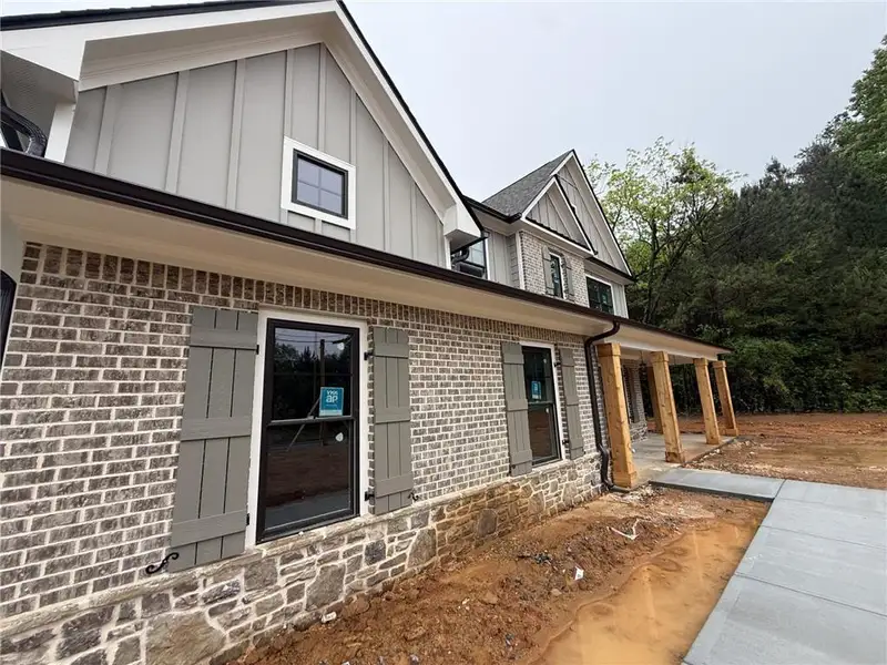 In-progress construction of a new home in , Kennesaw, GA (Image 6).