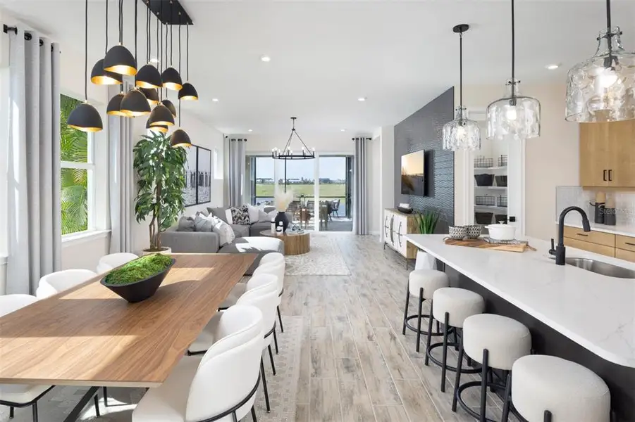 Furnished interior view inside a new home in Wellen Park, Venice (Image 7). Furnished interior view inside a new home in Wellen Park, Venice (Image 7).