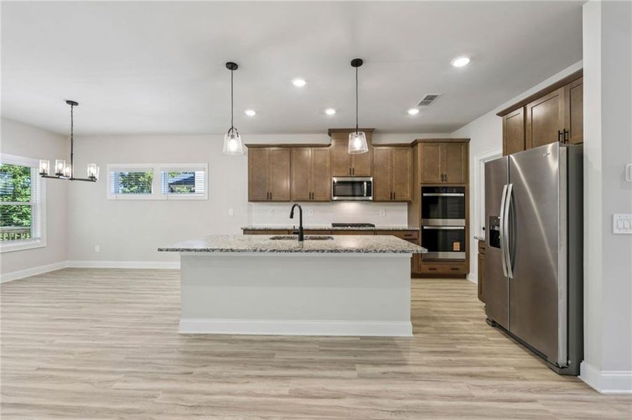Furnished interior view inside a new home in Martin Springs - Estate Series, Lawrenceville (Image 4). Furnished interior view inside a new home in Martin Springs - Estate Series, Lawrenceville (Image 4).