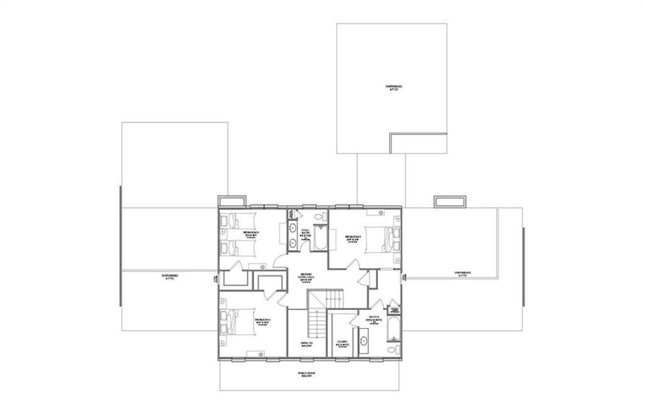 2D floor plan layout of this home in , Roswell, GA (Image 6).