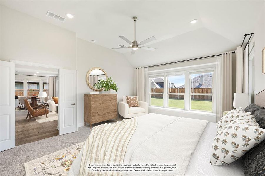 Furnished interior view inside a new home in Liberty, Melissa (Image 10).