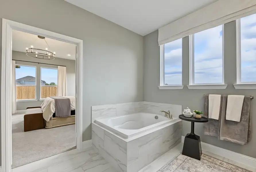 Furnished interior view inside a new home in Leonard Trails, Anna (Image 29).