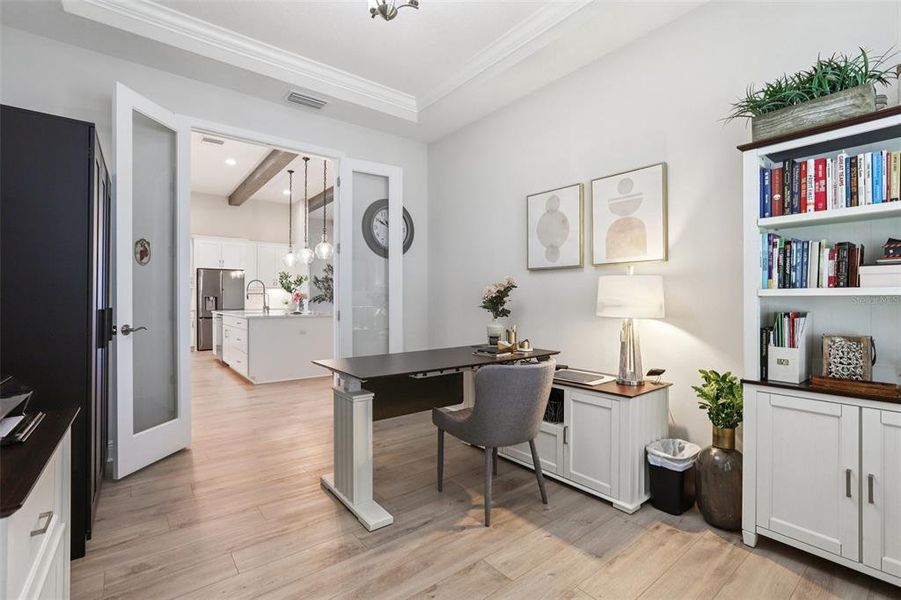 Furnished interior view inside a new home in , San Antonio (Image 8).