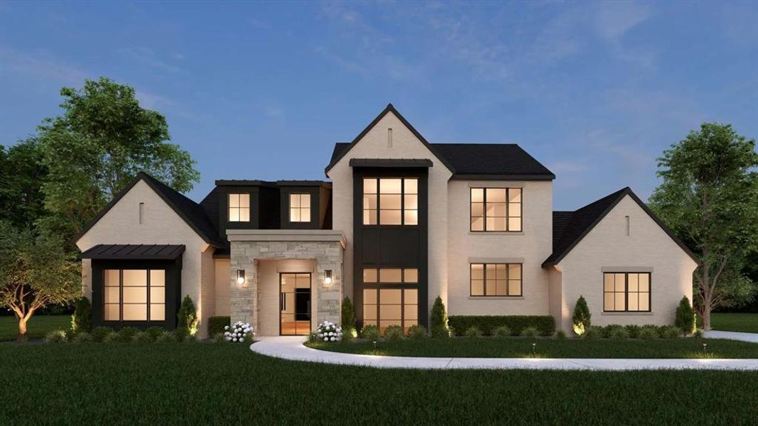 Color rendering...not of actual home Color rendering...not of actual home