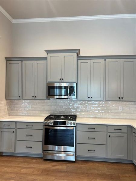 Close-up of interior finishes inside a home in , Loganville (Image 9).