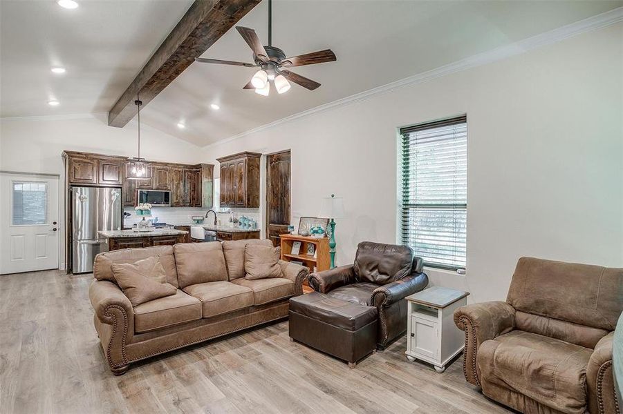 Furnished interior view inside a new home in , Perrin (Image 12).