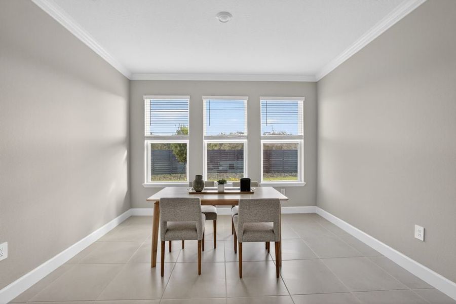 Representative furnished interior of a home built from the Java by Taylor Morrison in Firethorn, Parrish (Image 10).