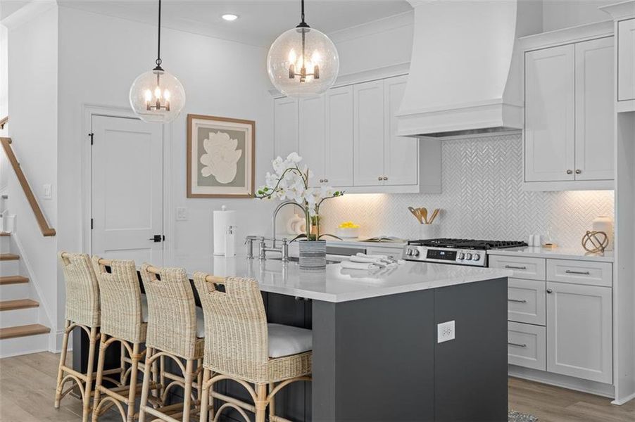 Furnished interior view inside a new home in Foxhall Residences, Douglasville GA, Douglasville (Image 12).