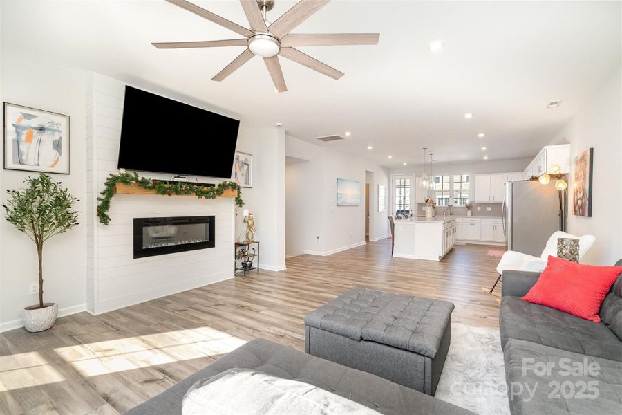 Furnished interior view inside a new home in , Sherrills Ford (Image 17).