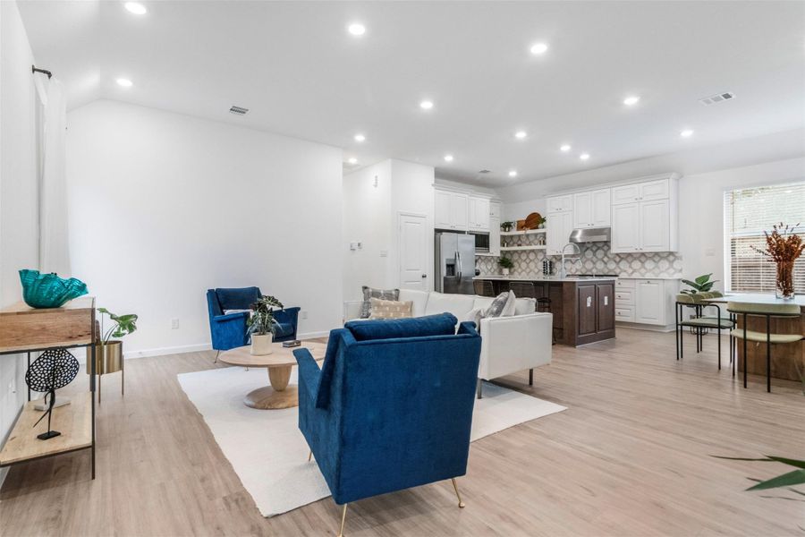 Furnished interior view inside a new home in , Porter (Image 11).