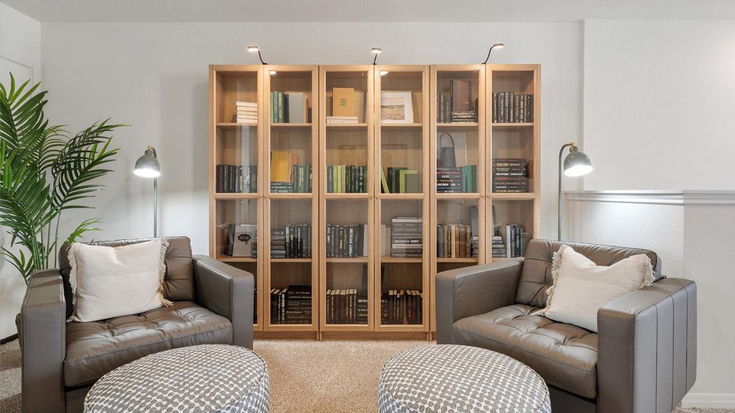 Furnished interior view inside a new home in Avery Centre, Round Rock (Image 37).