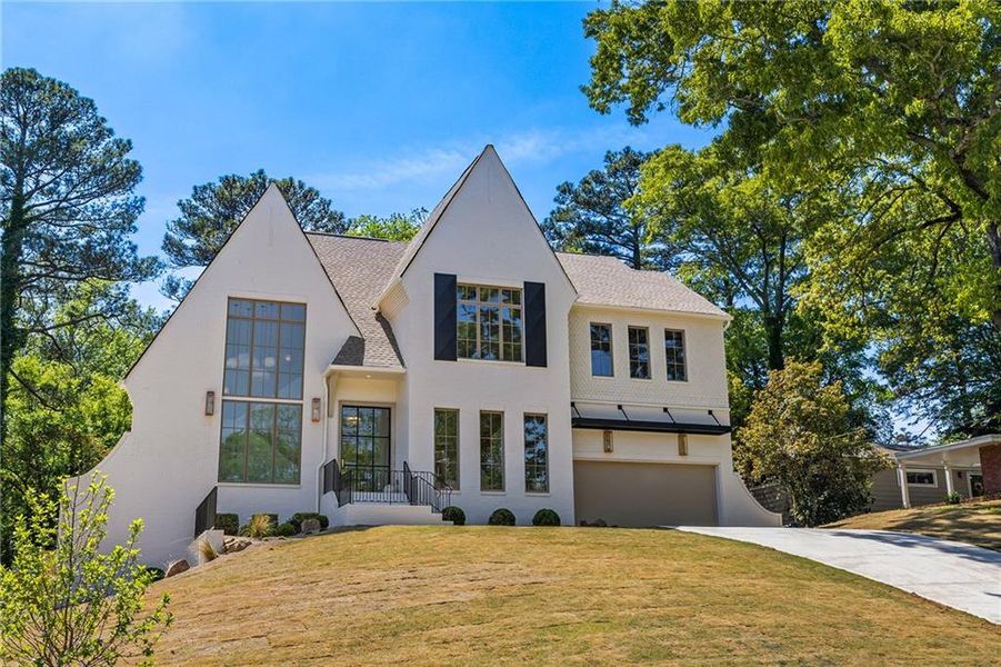 Front exterior of a new home in , Brookhaven, GA, highlighting curb appeal (Image 31).