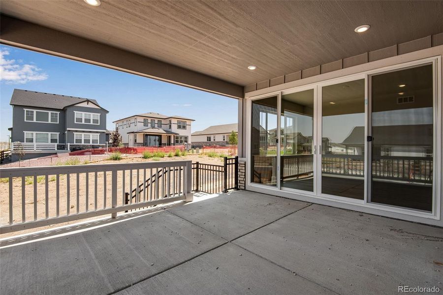 Furnished interior view inside a new home in Ensemble at The Aurora Highlands, Aurora (Image 8).